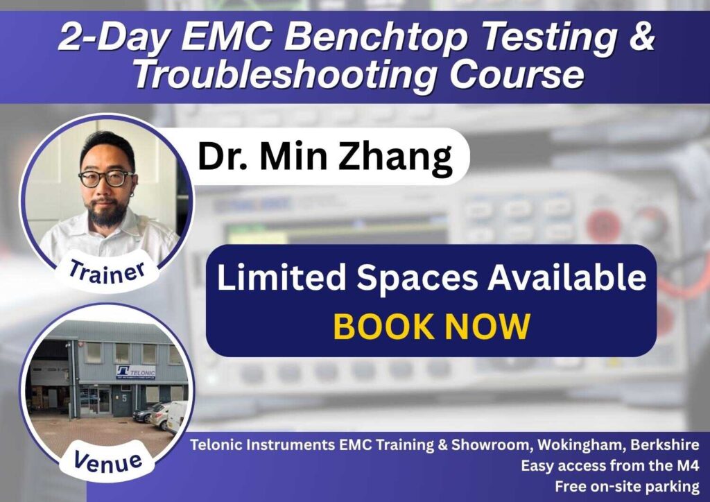 Image of Day emc benchtop testing troubleshooting course