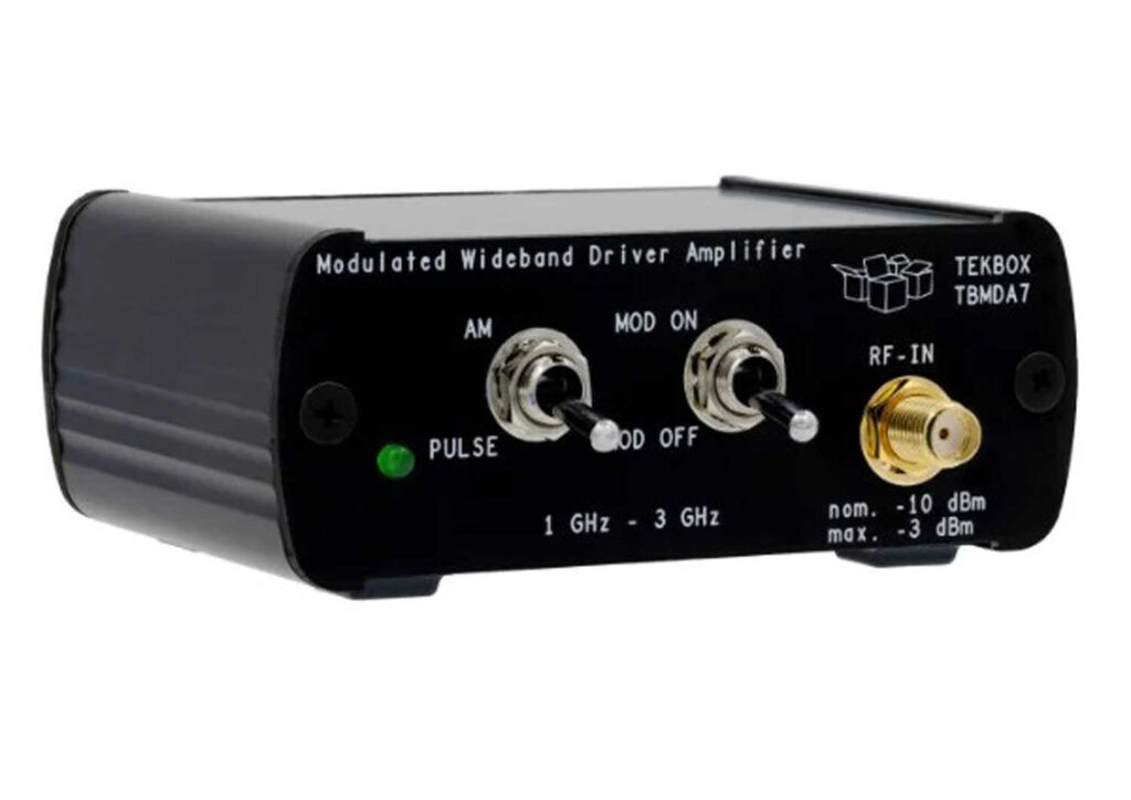 Image of Tekbox tbmda7 modulated wideband driver amplifier front